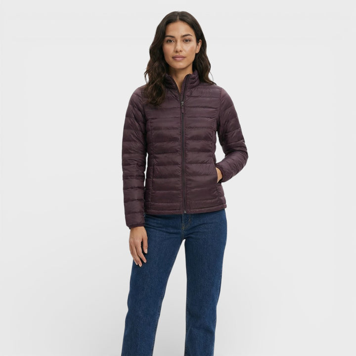 Chaqueta Acolchada de Lana Mujer