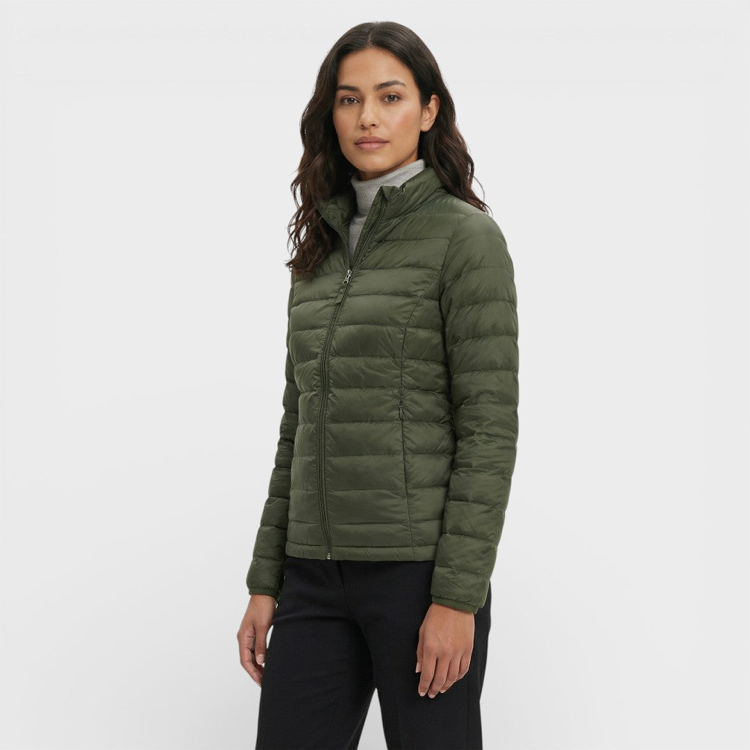 Chaqueta Acolchada de Lana Mujer