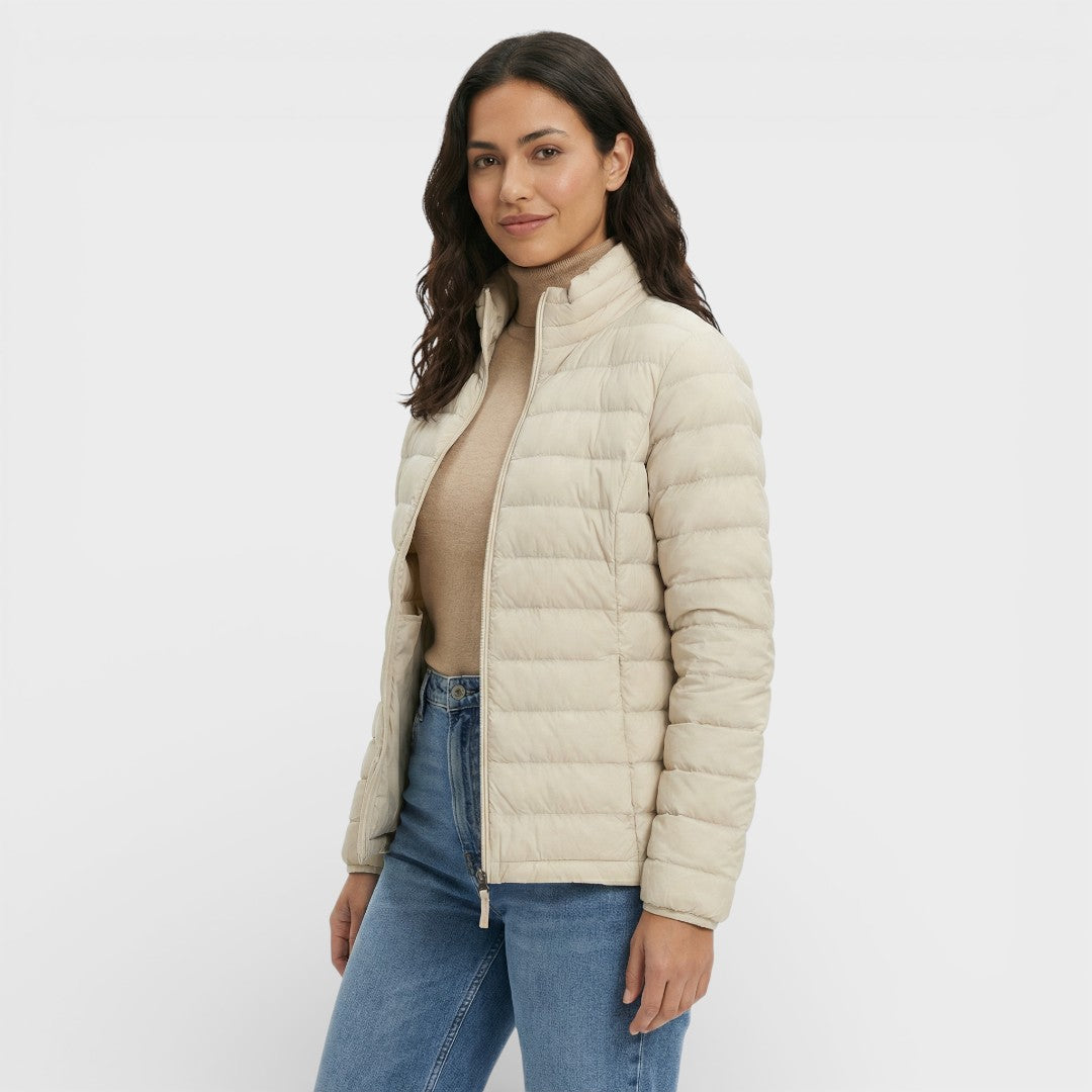 Chaqueta Acolchada de Lana Mujer