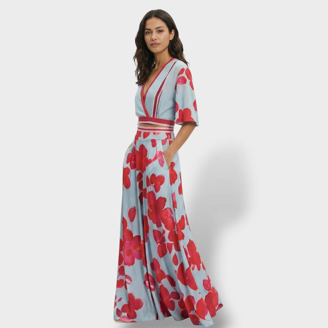 Vestido Elegante Manga Larga Mujer