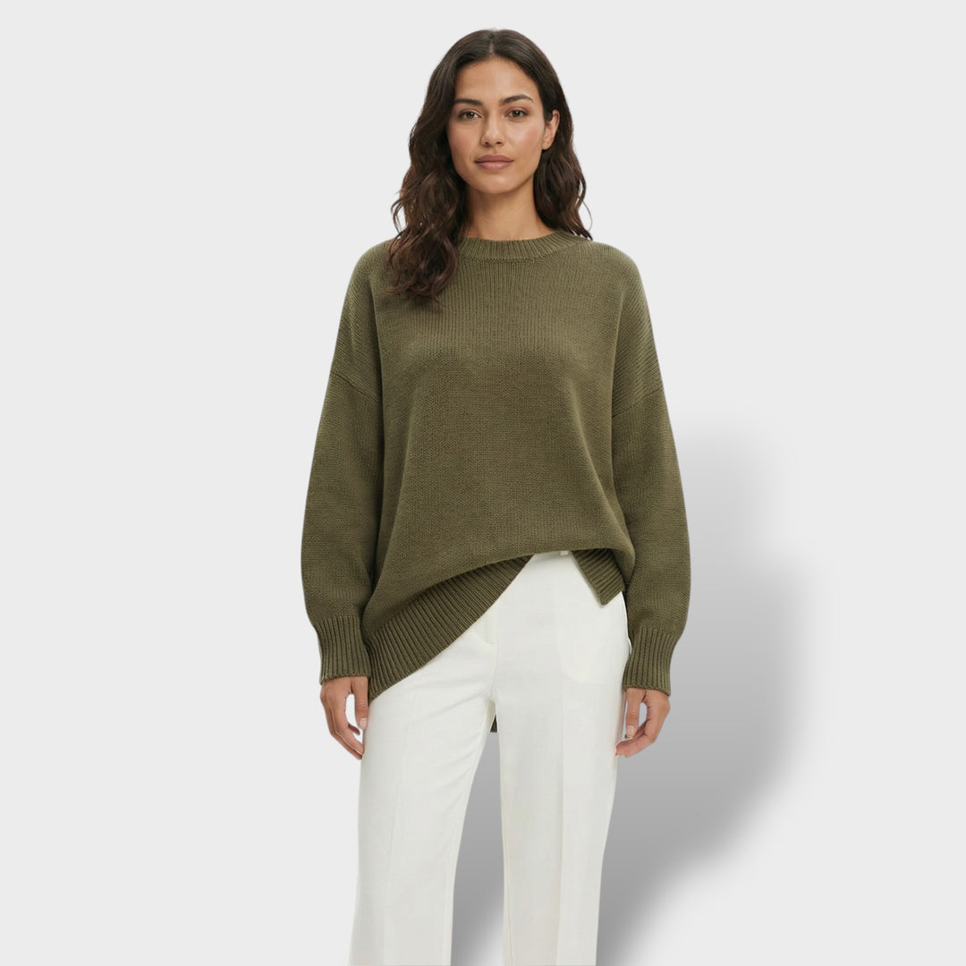 Suéter Oversize Manga Murciélago Mujer