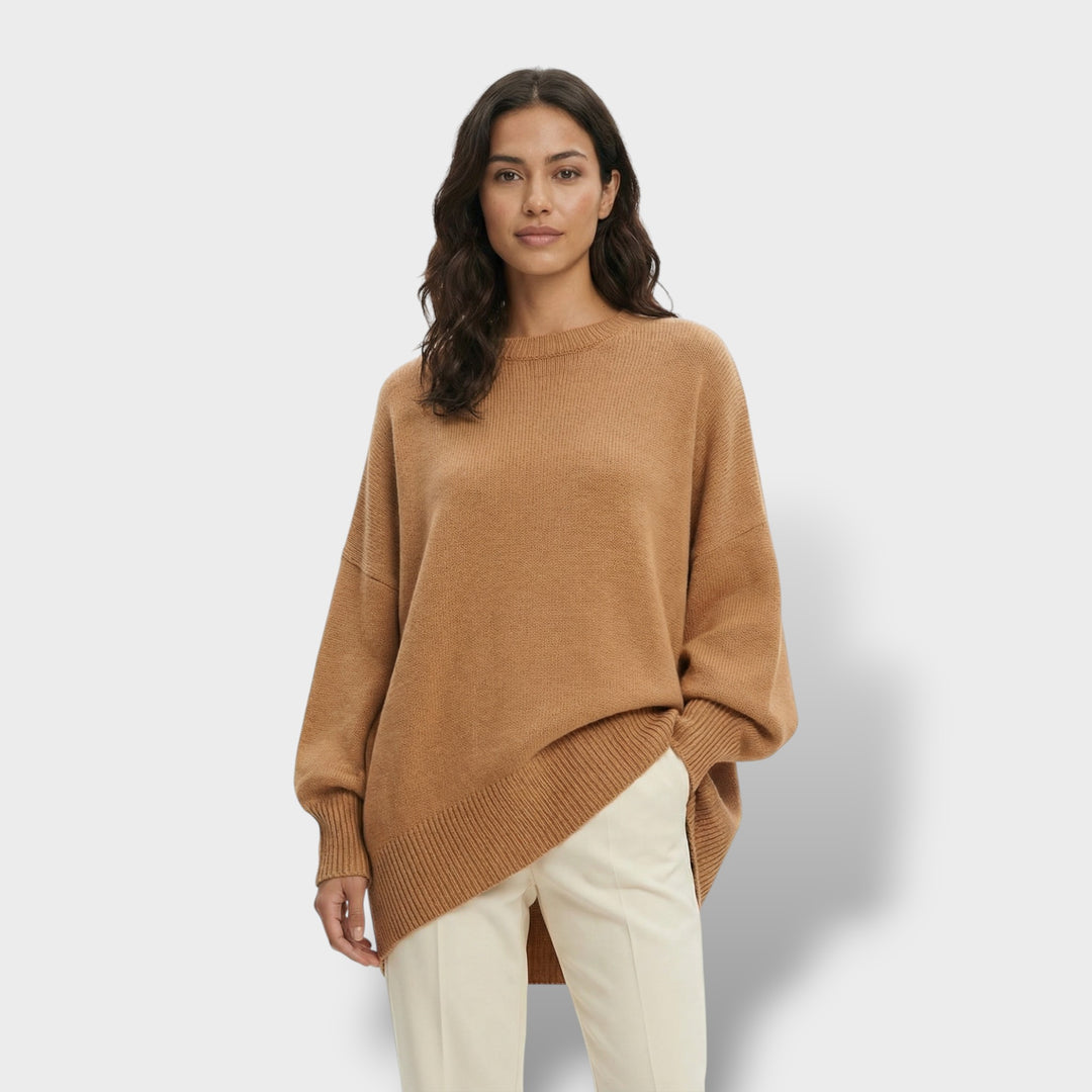 Suéter Oversize Manga Murciélago Mujer