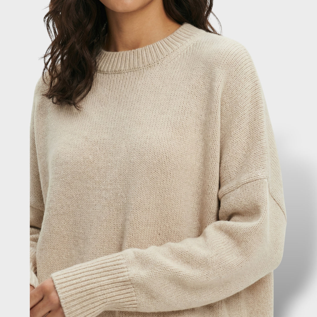 Suéter Oversize Manga Murciélago Mujer