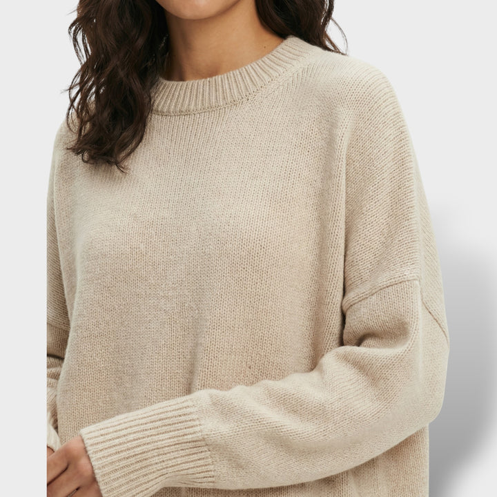 Suéter Oversize Manga Murciélago Mujer