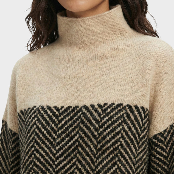 Suéter de Cuello Alto de Lujo