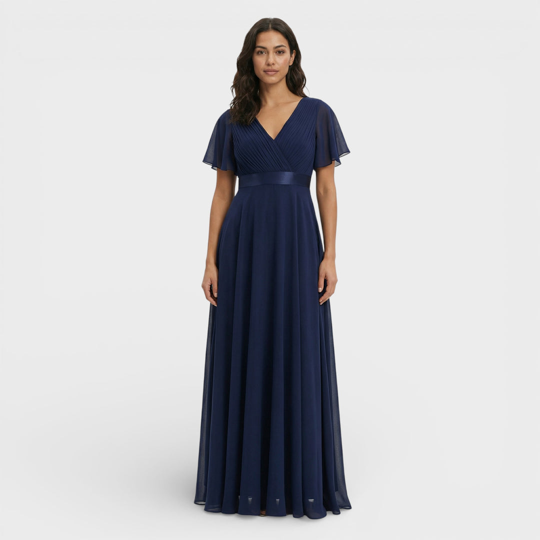 Vestido Noche Gasa Invitada Boda