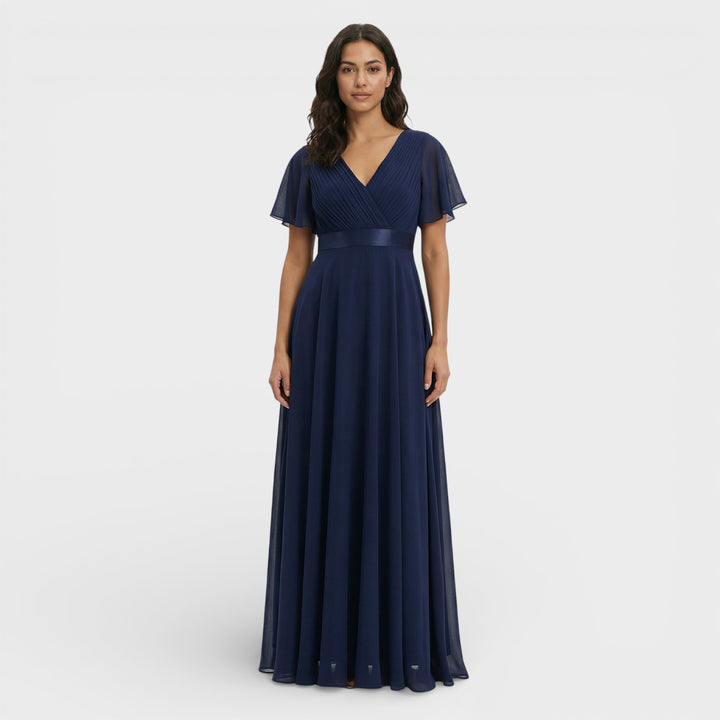 Vestido Noche Gasa Invitada Boda