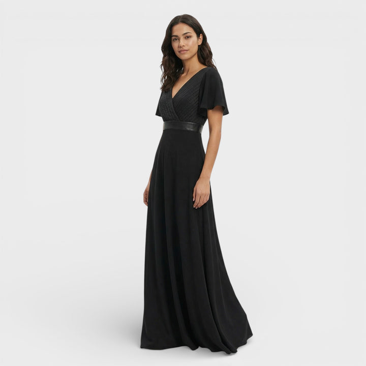 Vestido Noche Gasa Invitada Boda