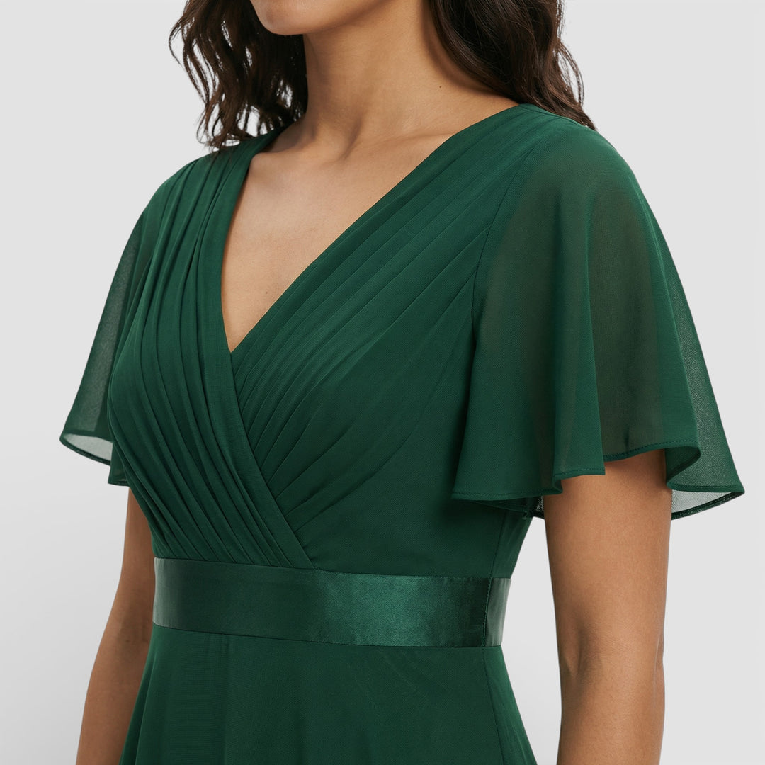 Vestido Noche Gasa Invitada Boda