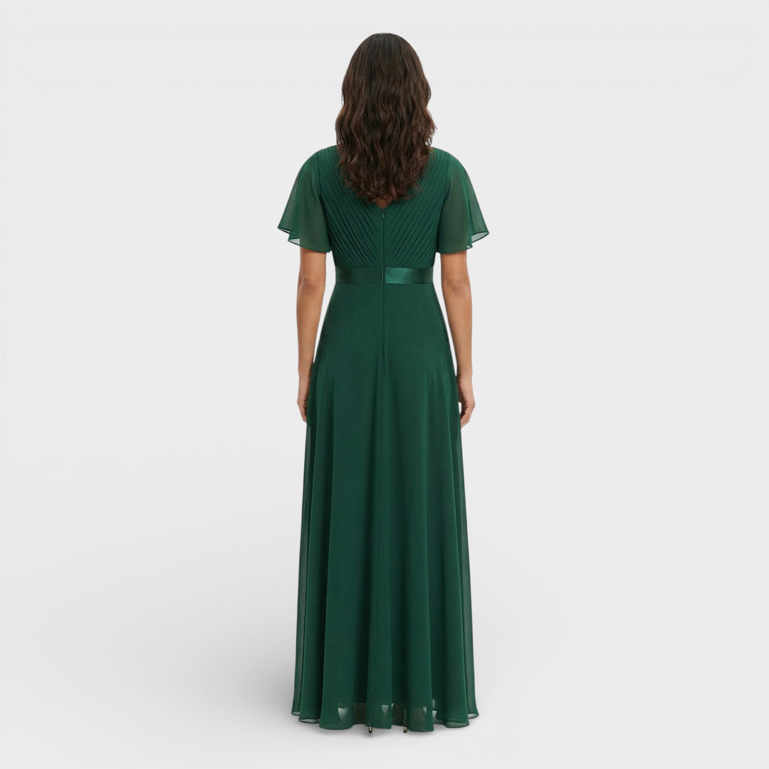 Vestido Noche Gasa Invitada Boda