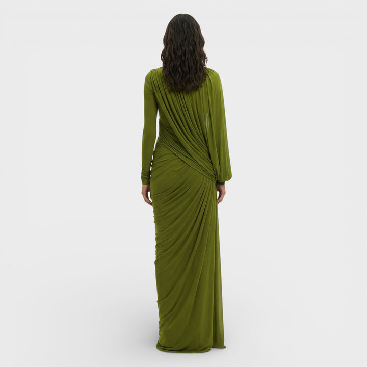 Vestido Maxi Vintage Elegante