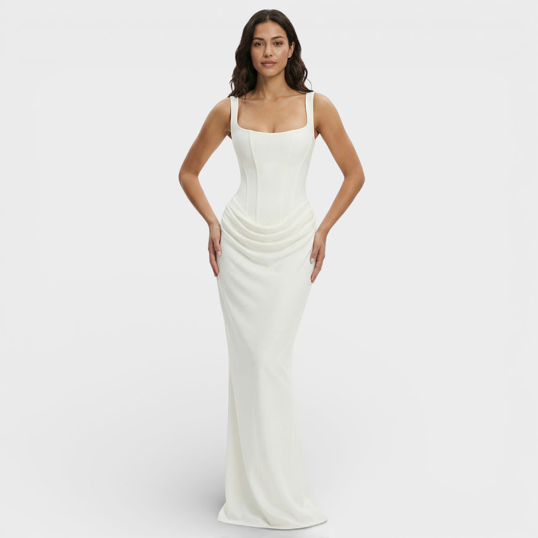 Vestido Largo Espalda Descubierta Elegante