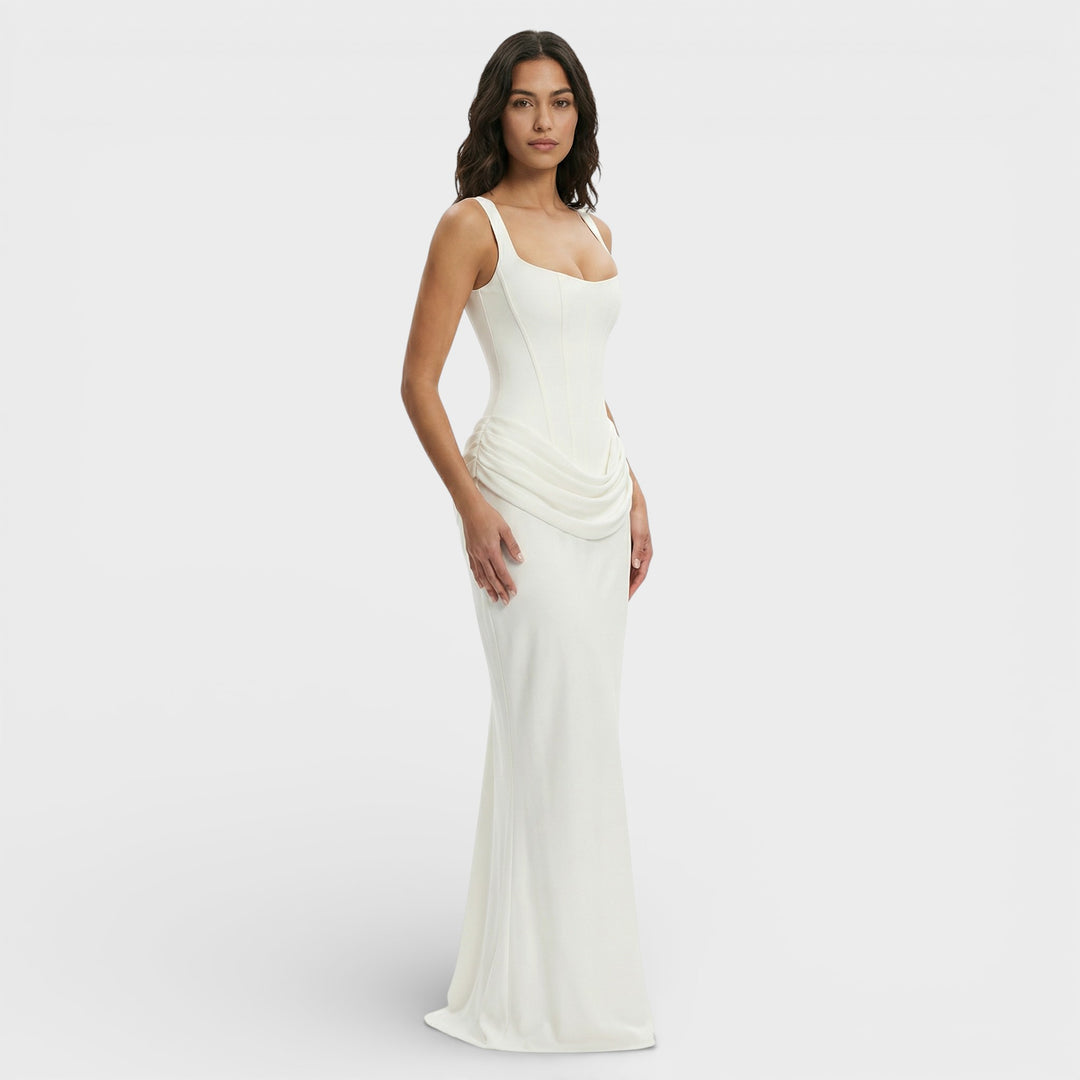 Vestido Largo Espalda Descubierta Elegante