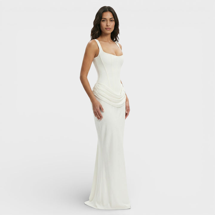 Vestido Largo Espalda Descubierta Elegante