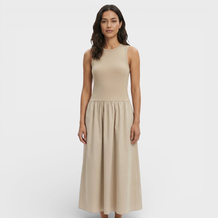 Vestido Largo Negro Ajustado Mujer