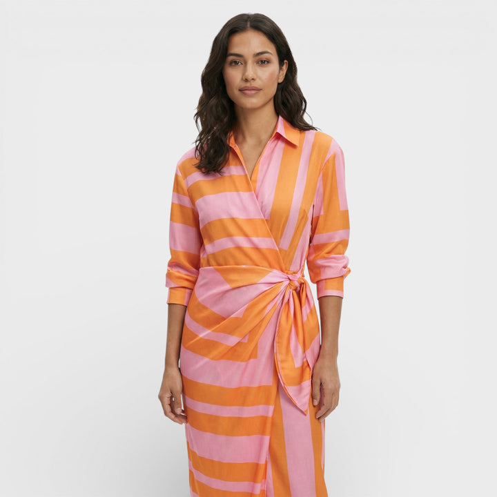 Vestido Maxi Cruzado Colorido