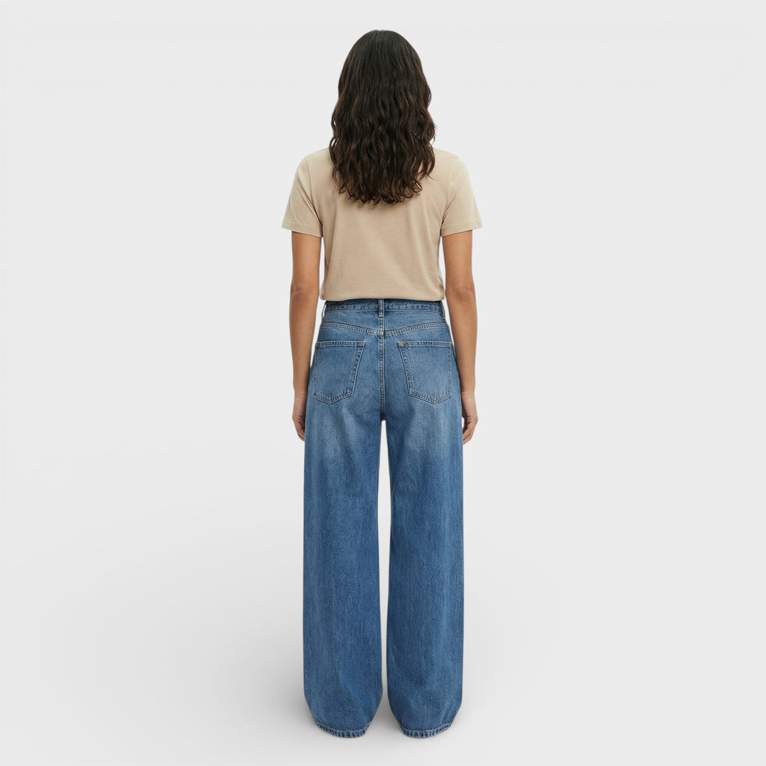 Vaqueros Mujer Corte Ancho