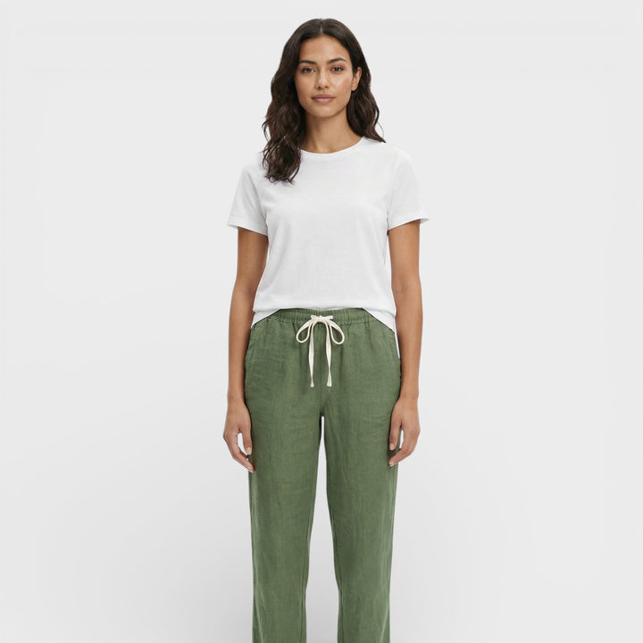 Pantalones Holgados Mujer Cintura Elástica