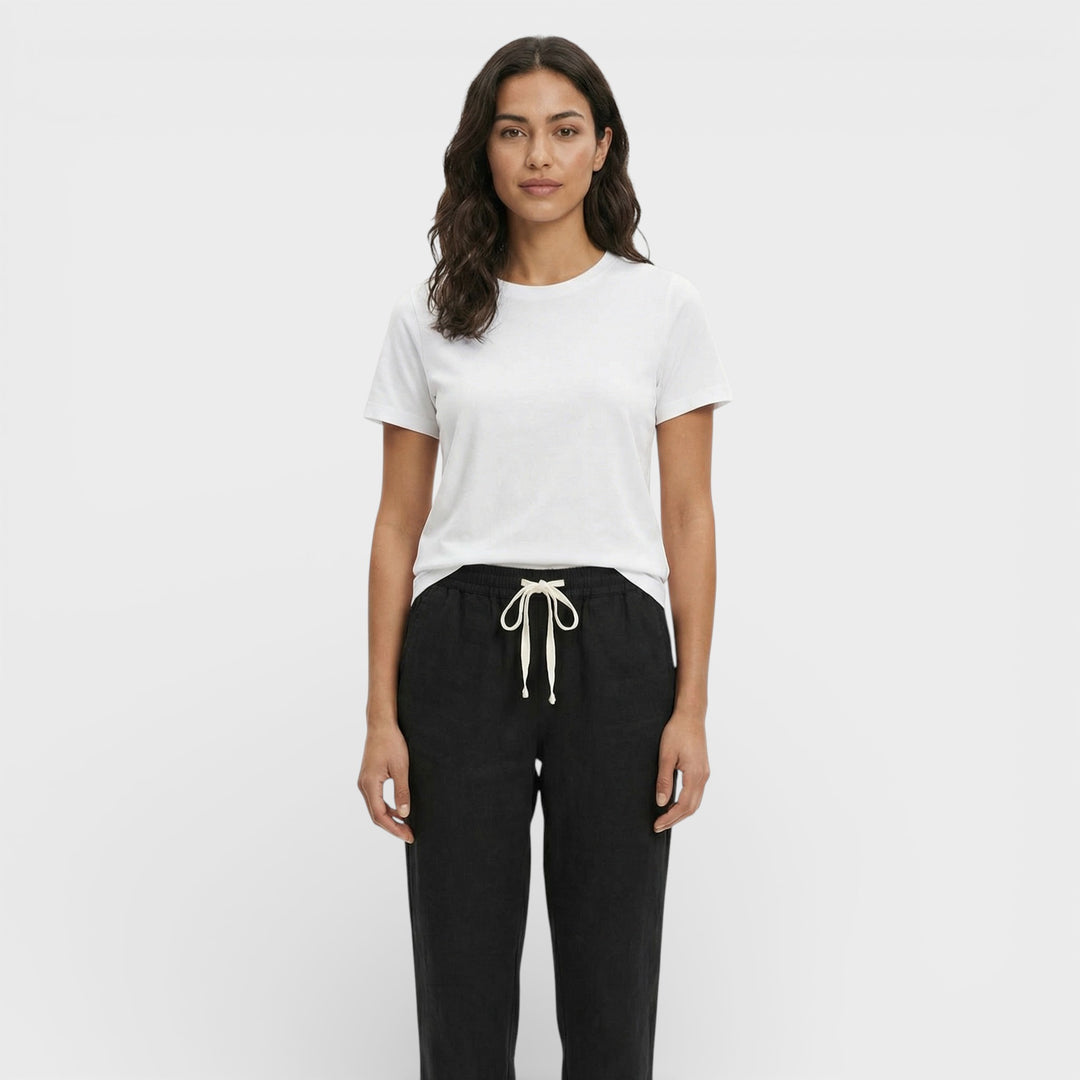 Pantalones Holgados Mujer Cintura Elástica