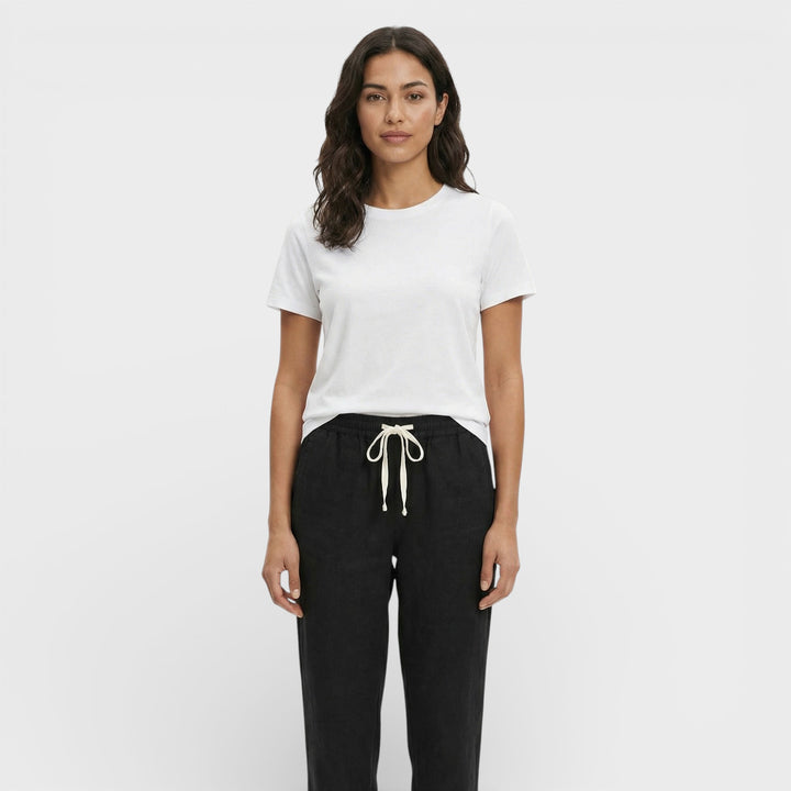 Pantalones Holgados Mujer Cintura Elástica