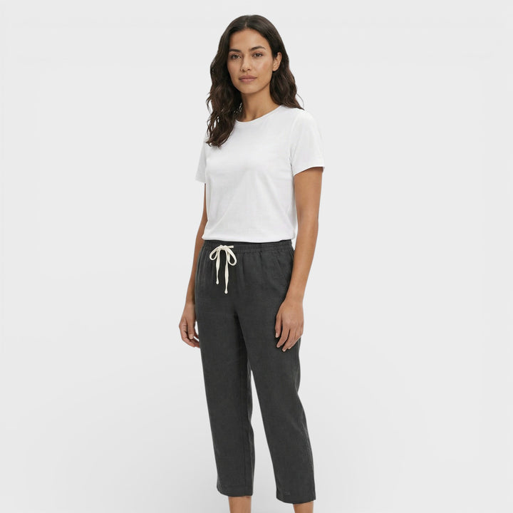 Pantalones Holgados Mujer Cintura Elástica