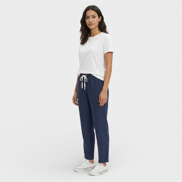 Pantalones Holgados Mujer Cintura Elástica