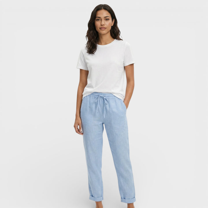 Pantalones Cómodos Mujer Cintura Elástica