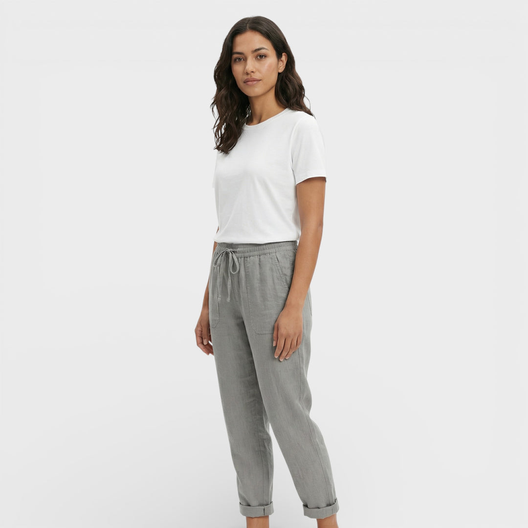 Pantalones Cómodos Mujer Cintura Elástica